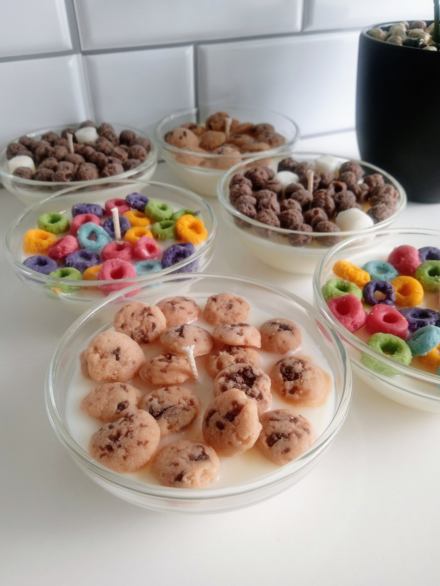 Cereal Bowl Candles (small)